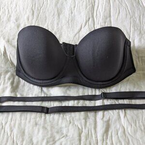 Black Wacoal 32DD Red Carpet 6 way strap /Strapless Bra EUR 70DD